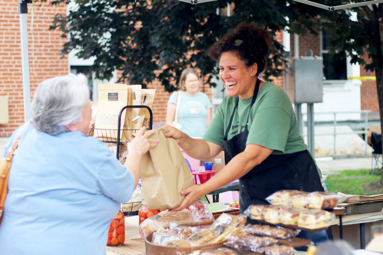 In the market - Local vendors celebration National Farmers Market week